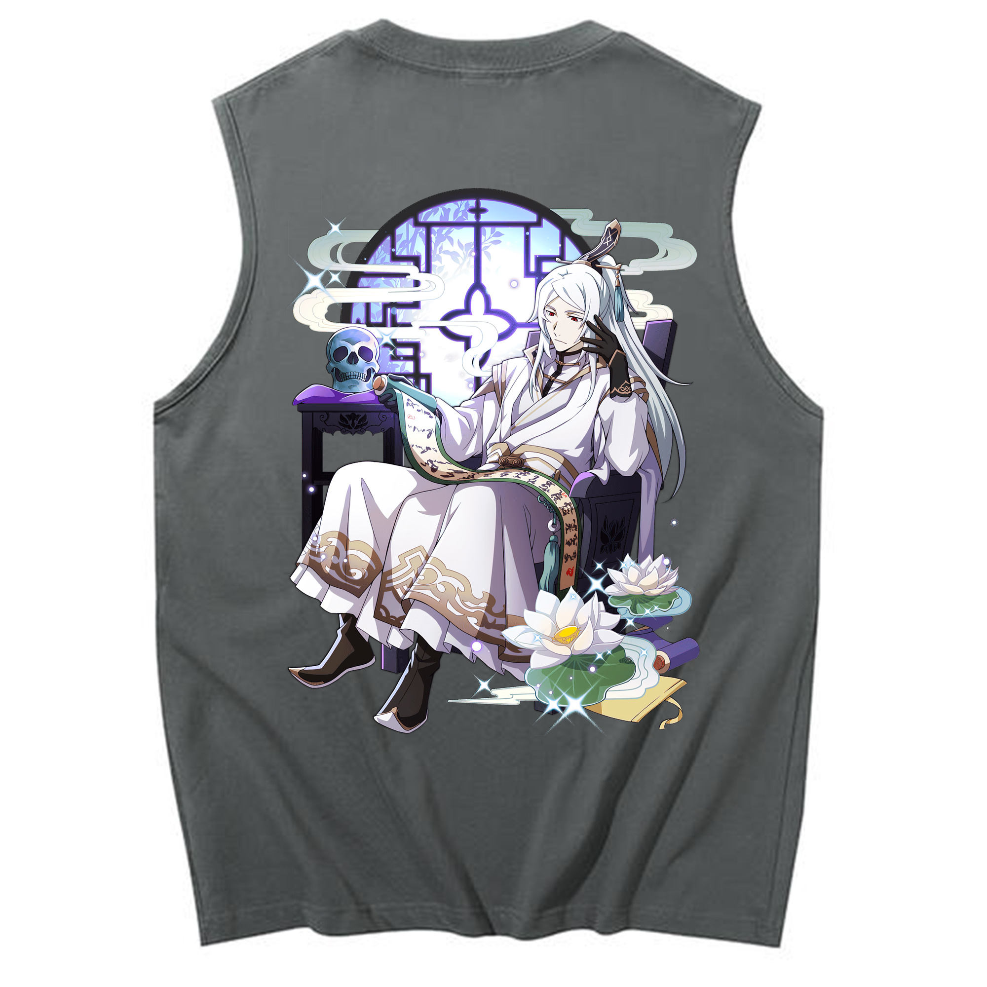 （画像用） 文豪ストレイドッグス Bungo Stray Dogs コットン100％タンクトップ（背面プリント）